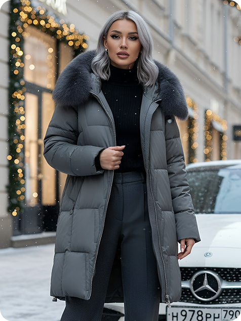 Женские зимние утепленные пальто